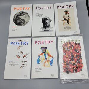 Set Of 6 Poetry Magazines Various